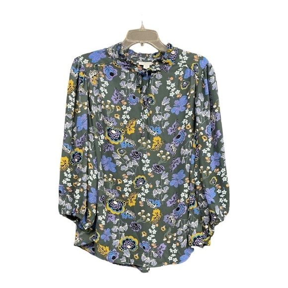 Carolina Belle Floral Blouse size 1X - Picture 1 of 7